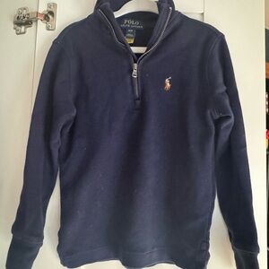Polo by Ralph Lauren Dark Blue Half-Zip Sweater